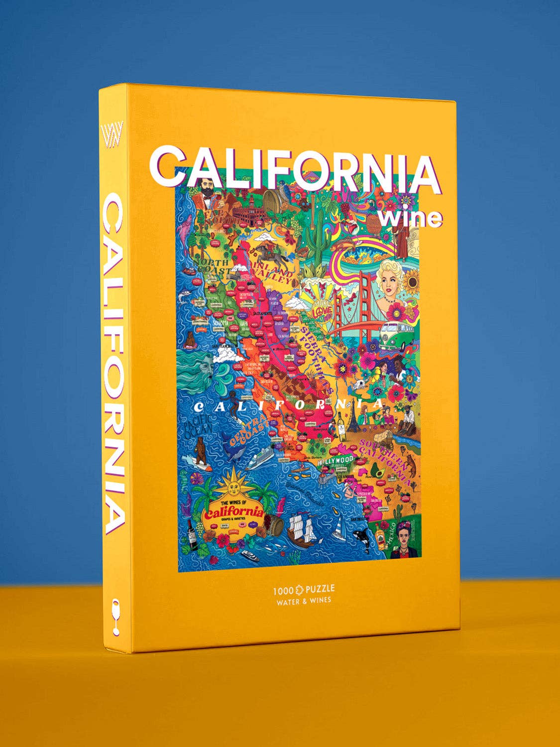 Water & Wines US - California Wine Puzzle