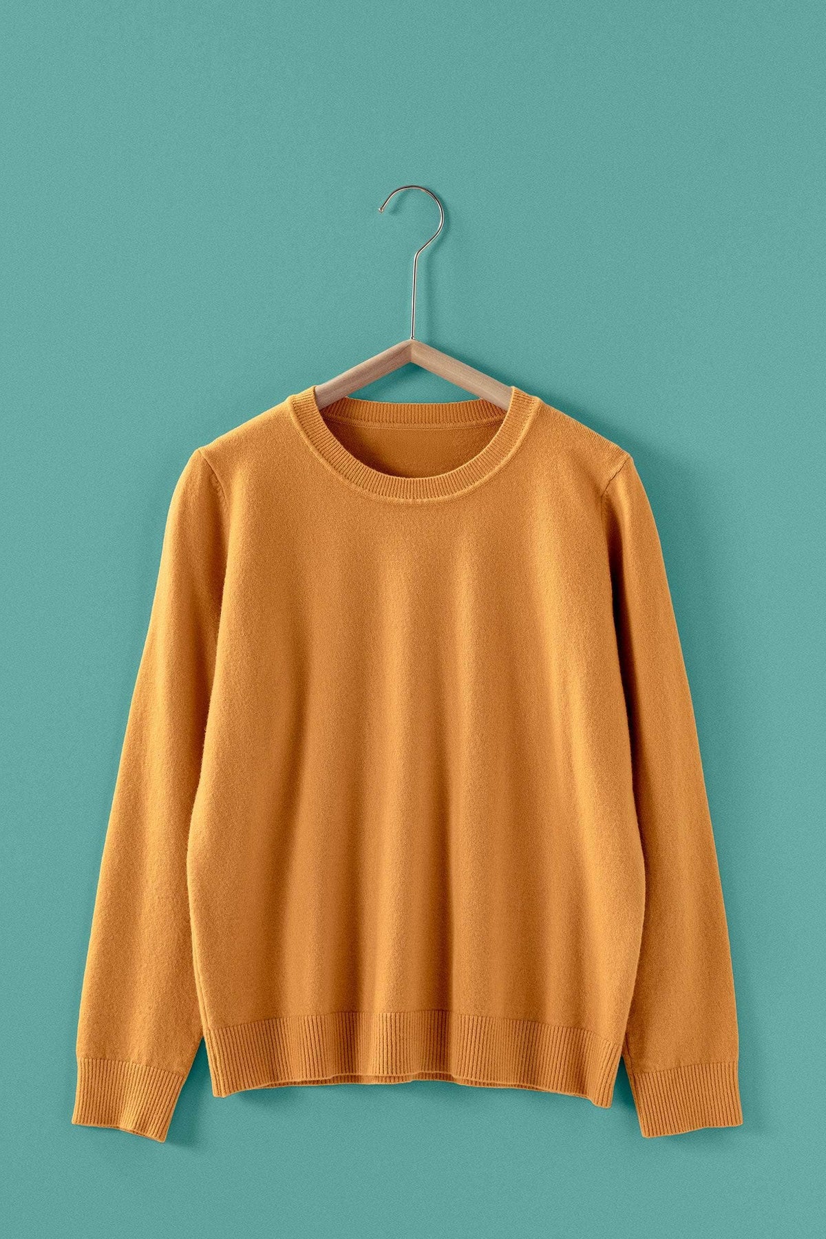 Urban Daizy - Soft Viscose Blend Crewneck Knit Pullover