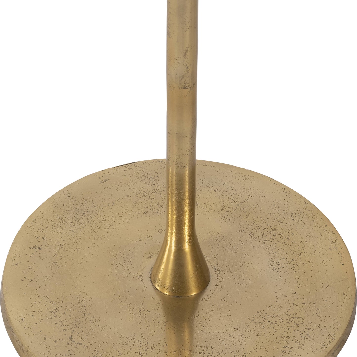 Sagebrook Home - Gold/White Marble Top End Table