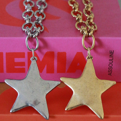 Deep South Originals Inc. - Star Pendant Necklace 14K Gold Plated Stainless Steel