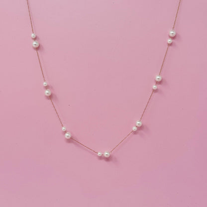 Ellison+Young - Lovely Lady Dainty Pearl Necklace