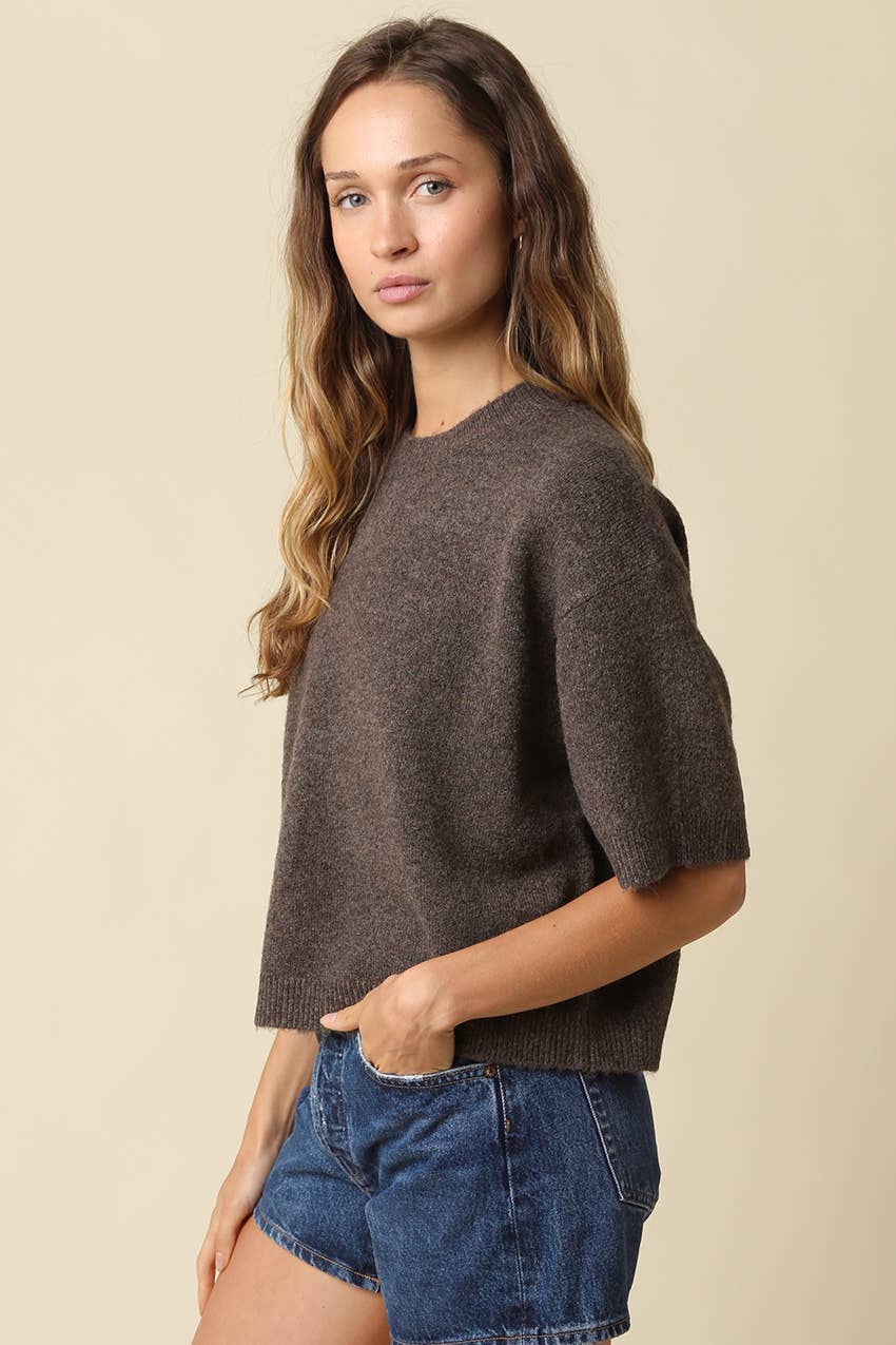 Parker Half-Sleeve Sweater