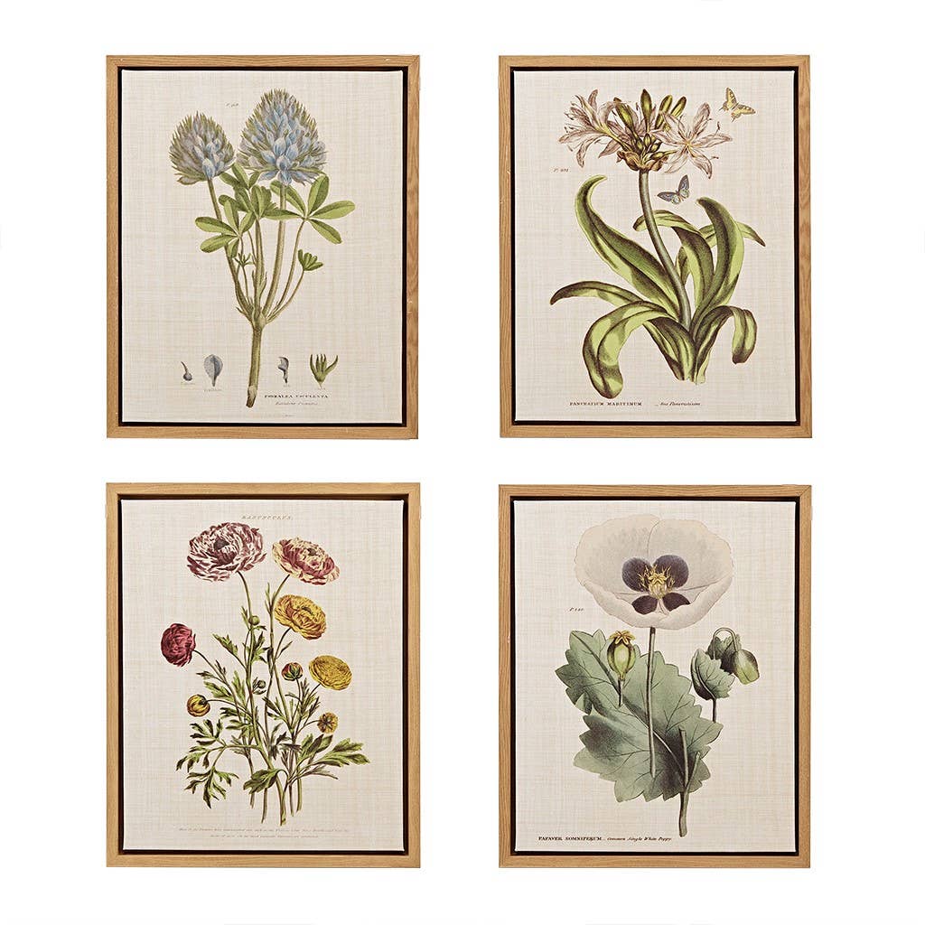 Olliix - Botanical Linen Canvas Wall Art