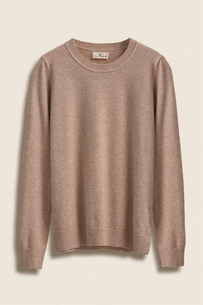 Urban Daizy - Soft Viscose Blend Crewneck Knit Pullover