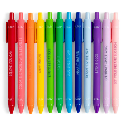Callie Danielle - Happy Colors Crayon-Inspired Affirmations Pen Set of 12