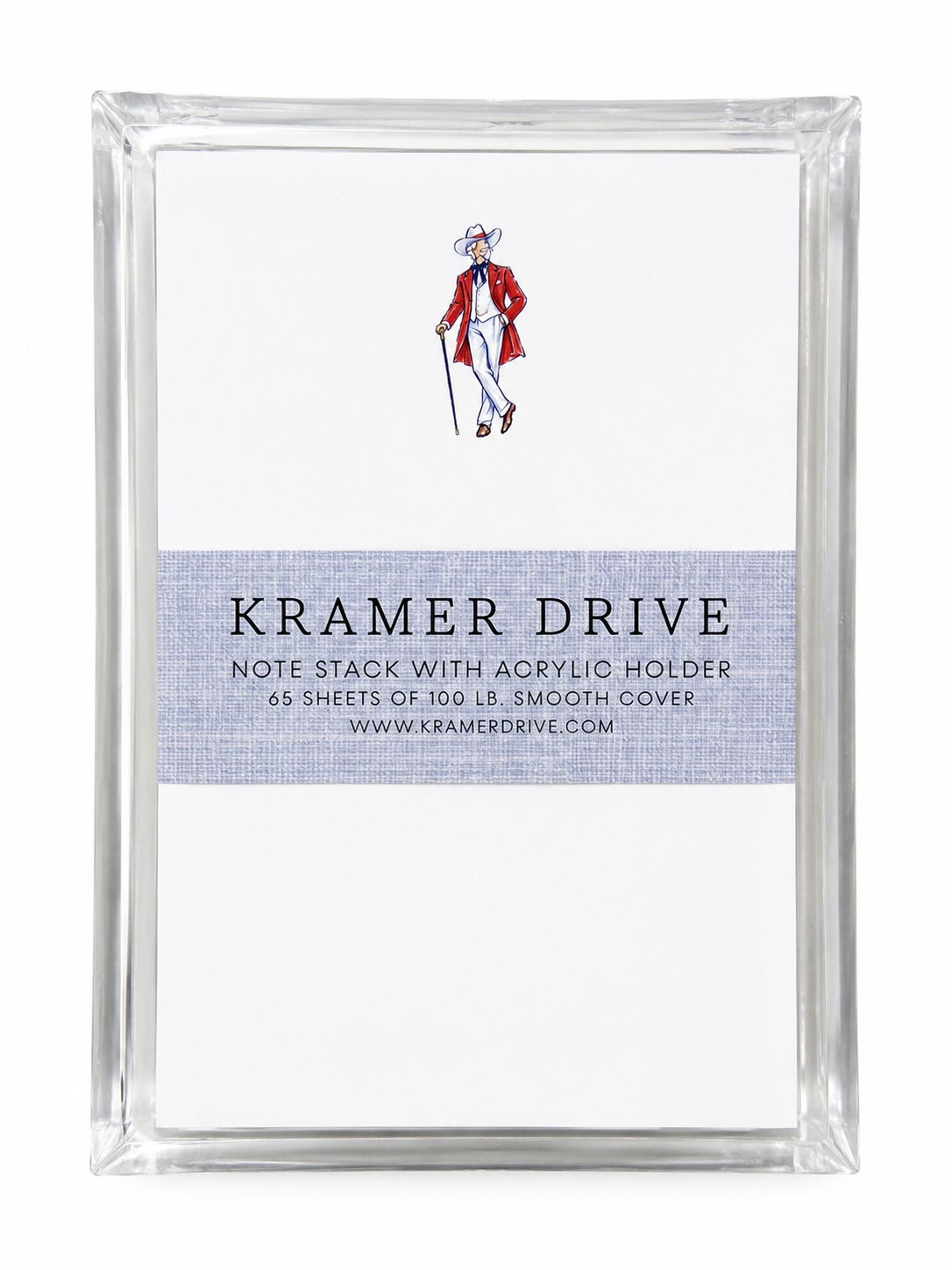 Kramer Drive Note Stack with Acrylic Holder
