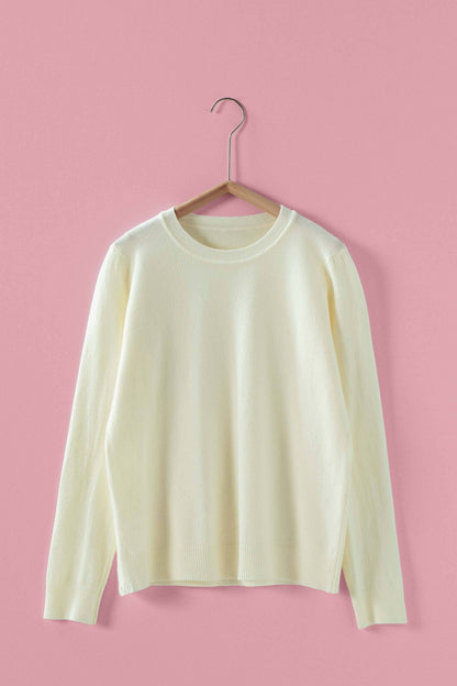 Urban Daizy - Soft Viscose Blend Crewneck Knit Pullover