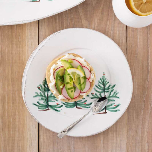 Vietri "Lastra Holiday" Salad Plate