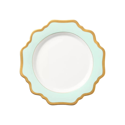 Anna Weatherley "Anna's Palette - Aqua Green" Dinner Plate
