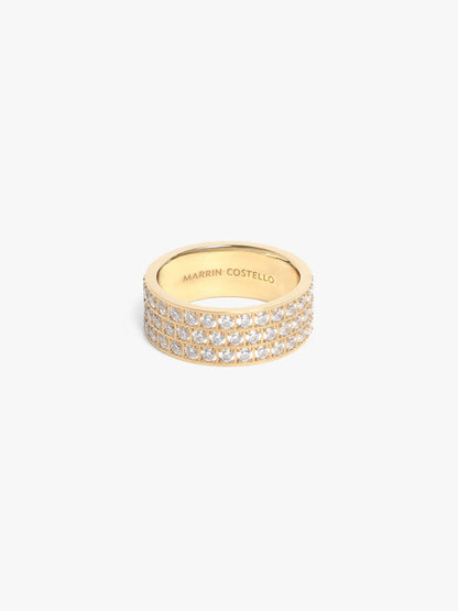 Marrin Costello Biggie Ring - Pave Size 7
