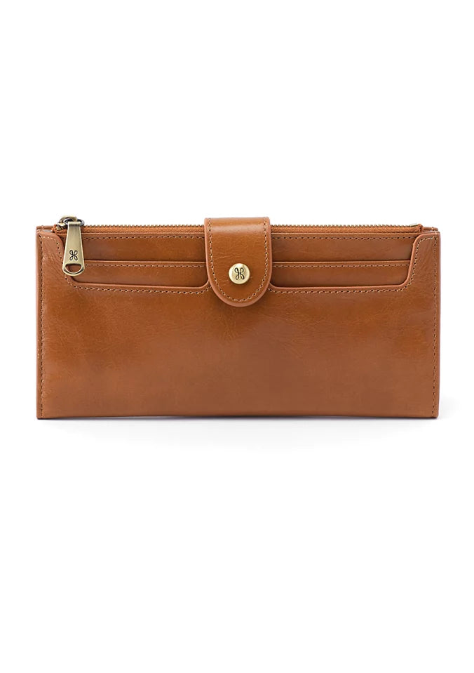 Hobo Dunn Continental Wallet - Truffle