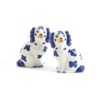 Two's Company Staffordshire Dog Salt and Pepper Set