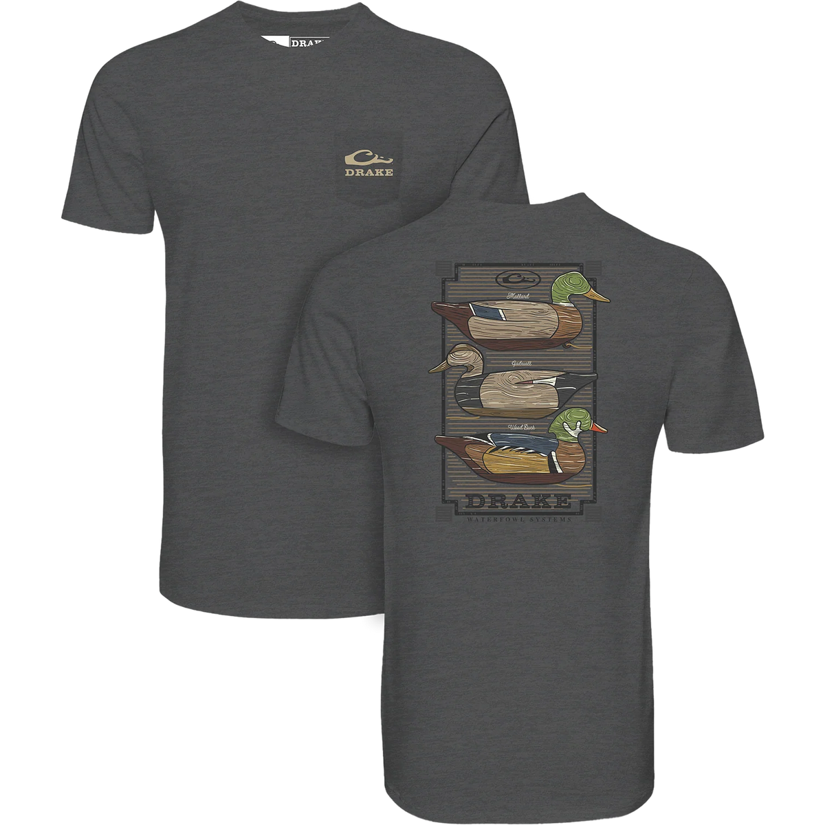 Drake Vintage Dixie Decoys Stack T-Shirt