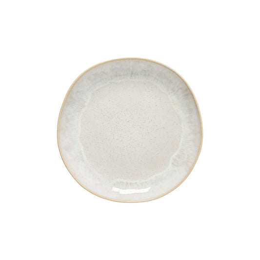 Costa Nova Eivissa Sand pasta bowl with speckled cream glaze and natural edge