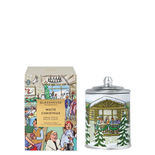 Glasshouse 13.4 Oz Candle White Christmas