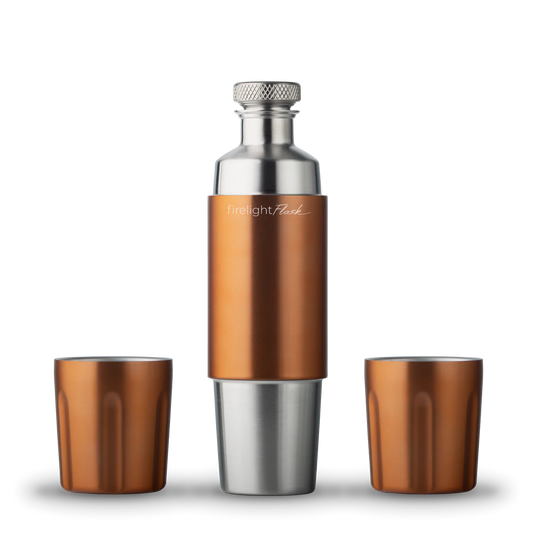 High Camp Flasks "Firelight Flask 750" in Copper