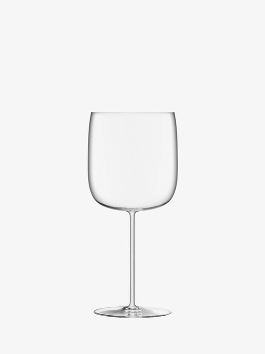 LSA Borough Grand Cru Glass, clear wine glass with curved bowl and thin stem