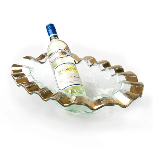Annieglass Wine Cooler Gold