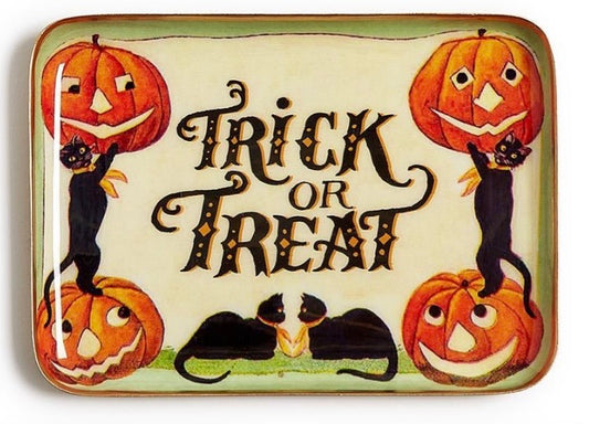 Two's Company "Trick or Treat" Metal Tray