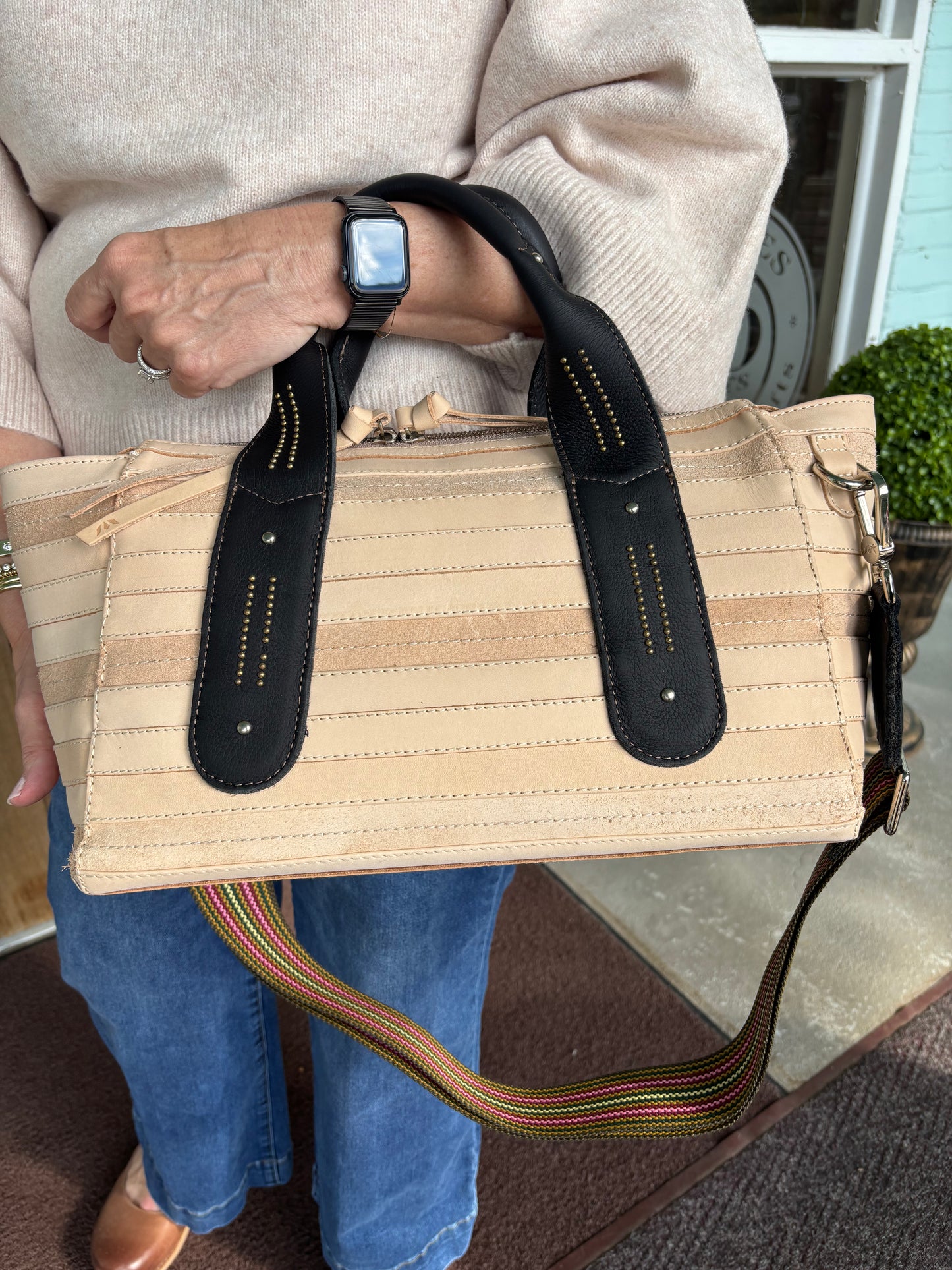 Consuela City Satchel in Amina