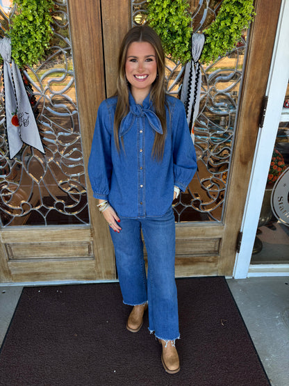 The Bluebell Tie-Neck Top