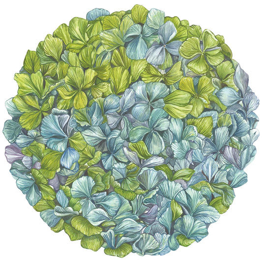 Hester & Cook Die Cut Hydrangea Placemat