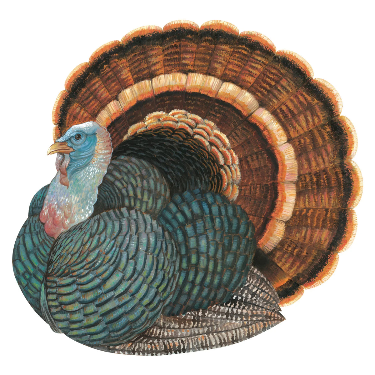 Hester & Cook Die-cut Heritage Turkey Placemat