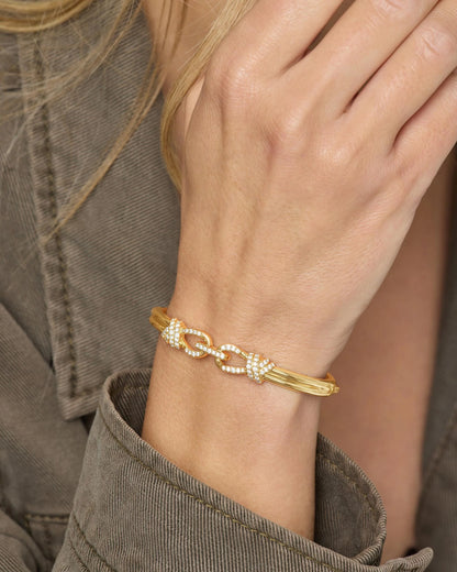 Melinda Maria Knot Cuff - Gold
