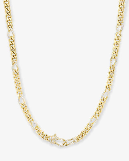 Melinda Maria Knot Figaro Necklace 18"