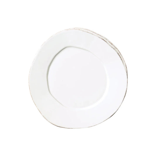 Vietri "Lastra - White" Salad Plate