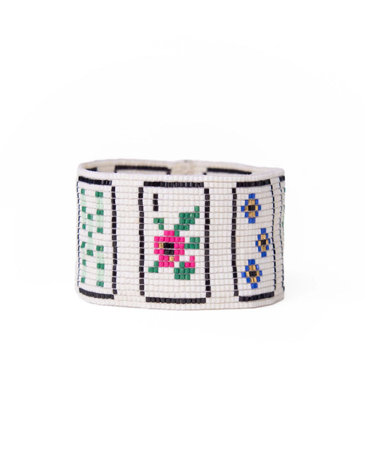 Ink + Alloy Brooklyn Stretch Mahjong Bracelet