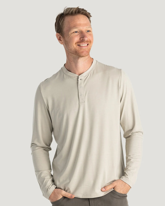 Free Fly Bamboo Flex Long Sleeve (Sandstone)