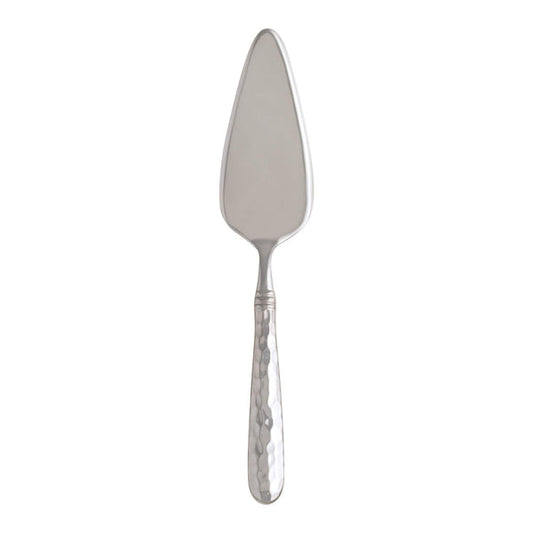 Vietri Martellato Pastry Server with hammered handle, stainless steel