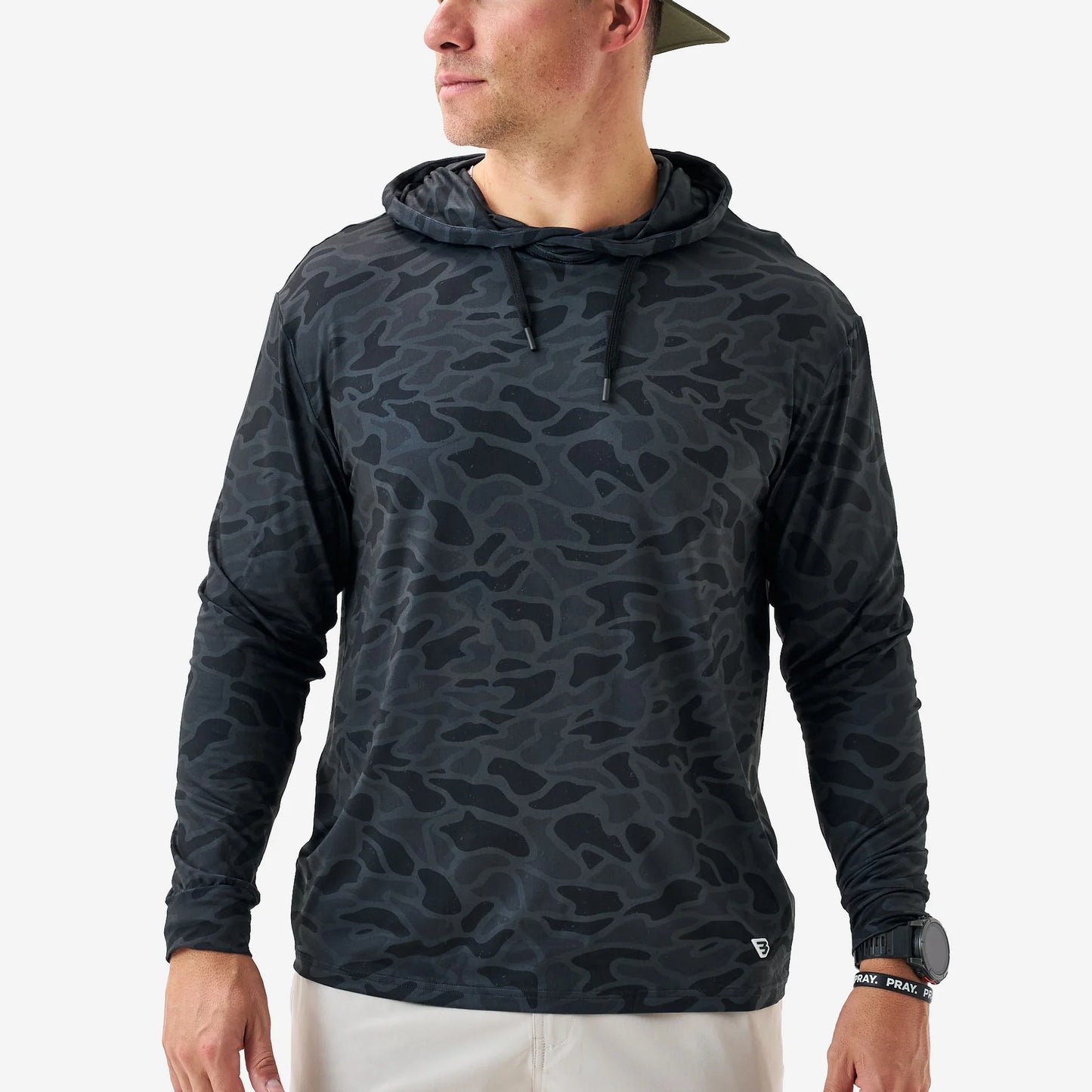 Burlebo Performance Hoodie Black Camo