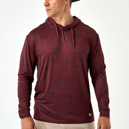 Burlebo Performance Hoodie maroon