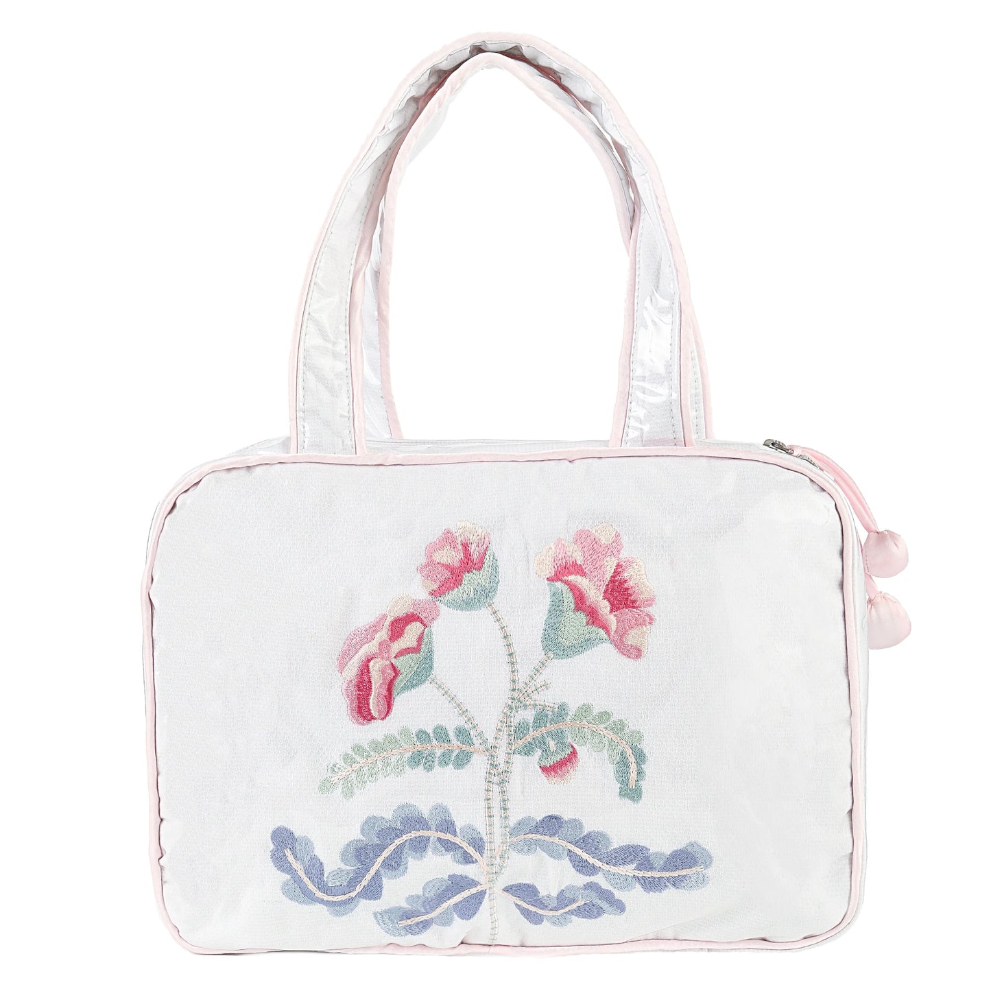 Lenora Pink Carnation Hanging Cosmetic Bag