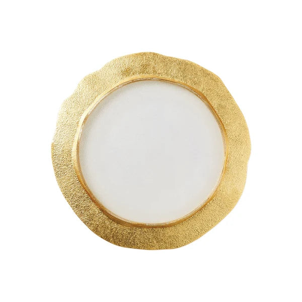 Vietri Gold Organic Salad Plate