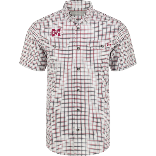 Drake Mississippi State Frat Tattersall Shirt