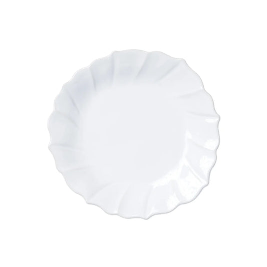 Vietri Incanto Stone Ruffle Salad Plate