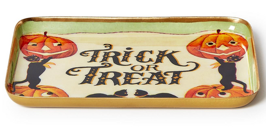 Two's Company "Trick or Treat" Metal Tray