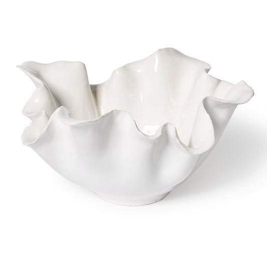Two's Company Rolling White Bowl - Small