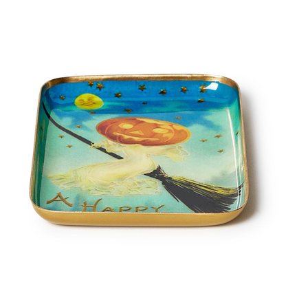 Two's Company Halloween Metal Trays
