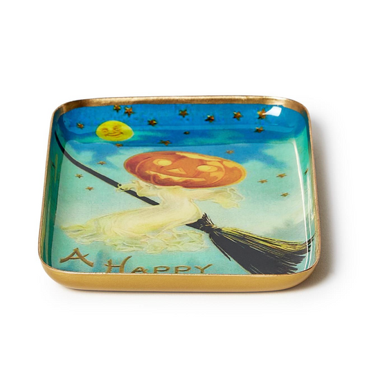 Two's Company Halloween Metal Trays