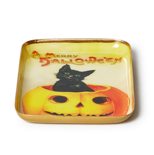 Two's Company Halloween Metal Trays