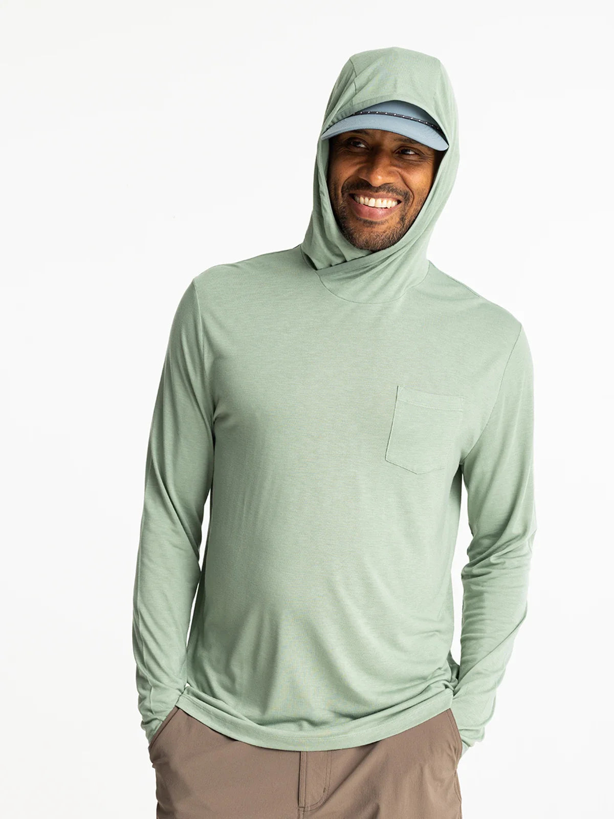 Free Fly Bamboo Lightweight Hoodie (Palm Green)