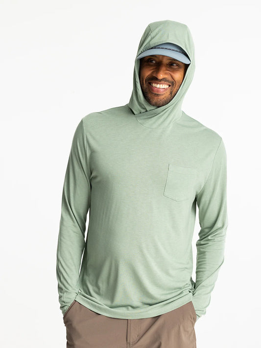 Free Fly Bamboo Lightweight Hoodie (Palm Green)