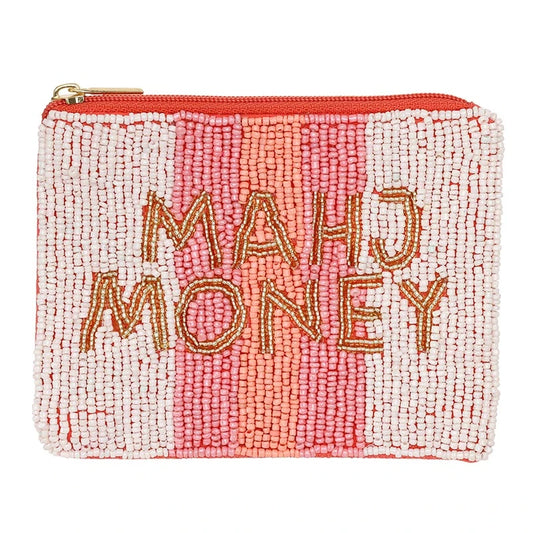 Santa Barbara Beaded Pouch - Mahj Money