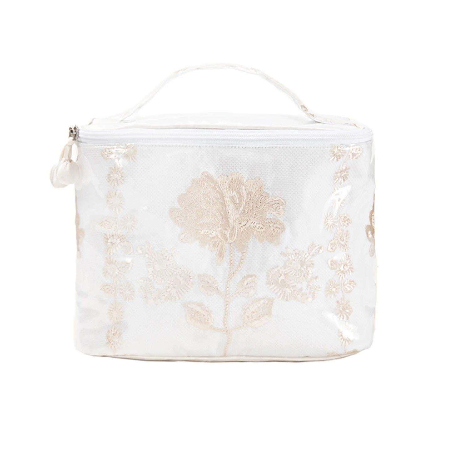 Lenora Peony Train Case Ivory
