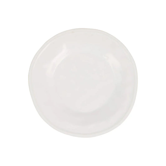 Vietri Aria White Salad Plate