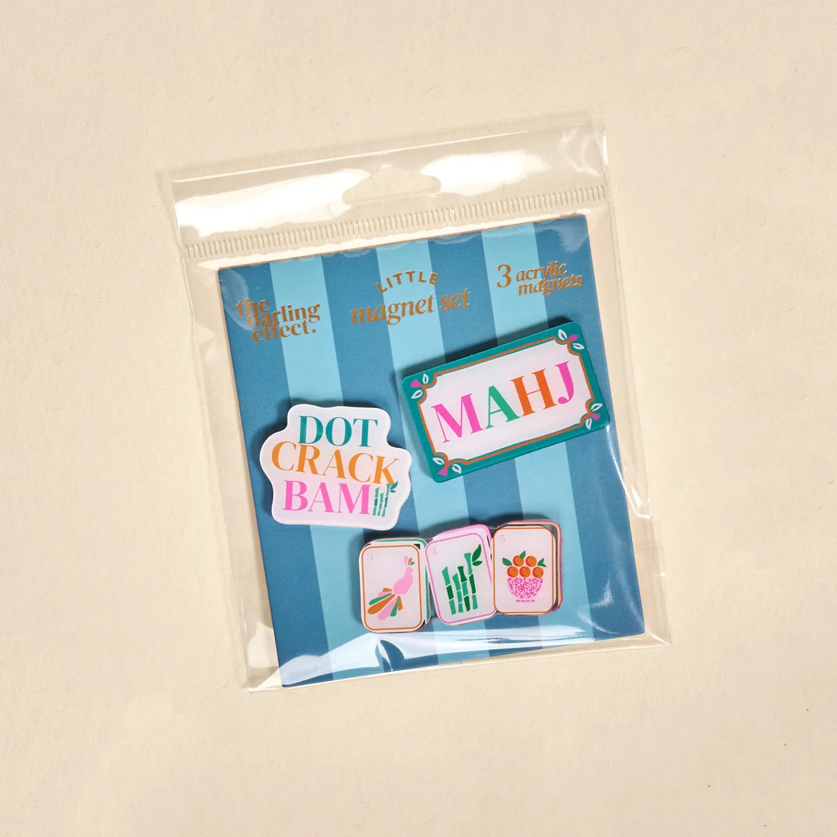 The Darling Effect Little Magnet Set - Let's Play Mahjong